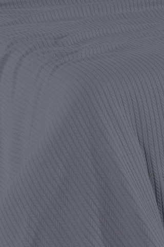Tek Kişilik Saç Örgü Pike Seti Yatak Örtüsü Takımı 1 Adet Yastık Kılıfı 160 X 220 Cm Koyu-mavi