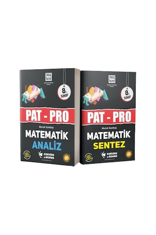 Kurtaranzeka-Curious&Genius 8.Sınıf Pat-Pro Matematik Seti (Analiz – Sentez)