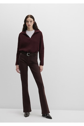 Mavi - Molly Kahverengi Gabardin Pantolon 1013691199 Kahverengi
