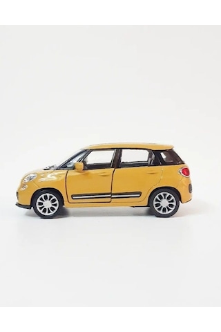 Fiat 500l 1:38 Model Maket Araba Sarı/yeşil
