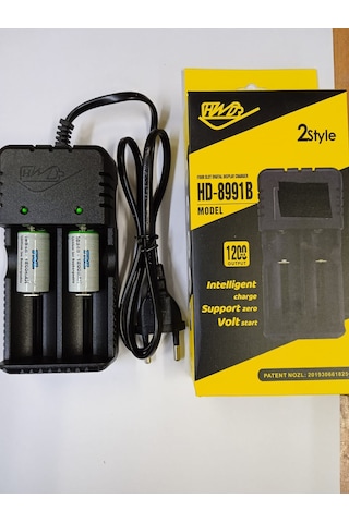 Cr 123A Pil Şarj Aleti1200 Mah Şarjlı Pil