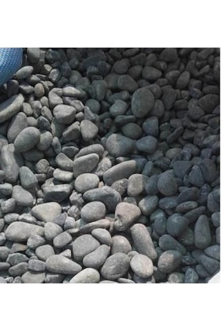 Siyah Dolomit Taşı 20 KG 4-6 CM Bahçe Taşı Siyah Bazalt Taşı