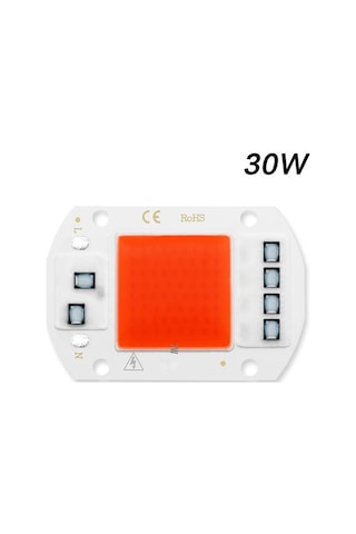 Cob Çip Led Büyümek Işık Phyto Lamba Ac 220 V 20 W 30 W 50 W Tam Spektrum Büyüme Çiçek Fide Büyümek İçin Sürücüye Gerek Yok Bitki 30w