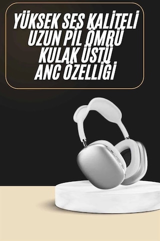 Zenvia 2025 Model Kulak Üstü Kablosuz Bluetooth Kulaklık Gürültü Azalta Uzun Pil Znv2026