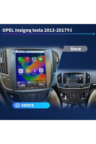 Opel Insigna Tesla 2013-2017yıl 4gb Ram 64gb Rom Carplay Navigasy
