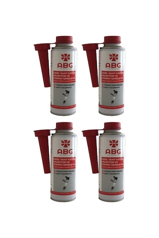 Abg Dizel Enjektör Ve Pompa Temizleyici 4 Adet Ekonomik Set