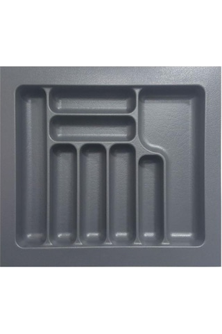 Starax 2287 54-49 Cm Gri Plastik Kaşıklık 8 Gözlü S-2287-g