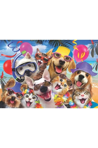 Puzmooyuncak Anatolian Plaj Selfisi (Beach Party Selfie) 260 Parça Puzzle