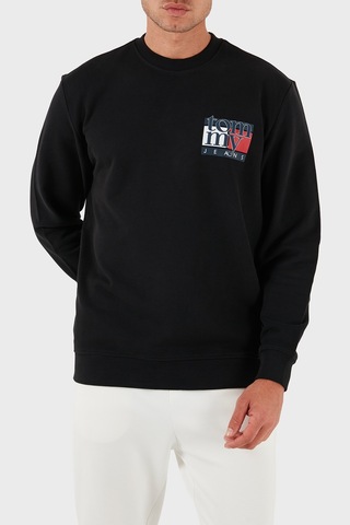 Tommy Jeans Erkek Sweat Dm0dm22093 Bds Siyah Siyah