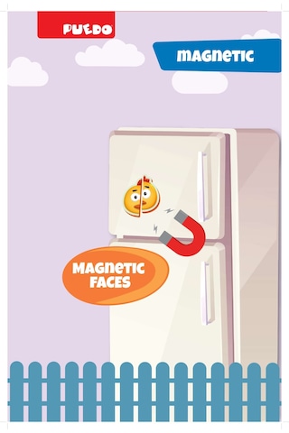 Puedo Manyetik Eşleştirme Oyunu - Match The Half