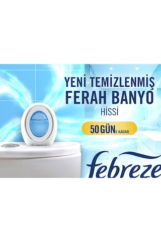 Febreze Hava Ferahlatıcı Banyo Kokusu Temiz Çarşaf Ferahlığı 7.5 ML