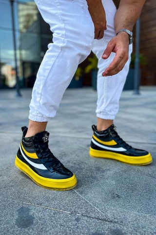 Ch973 - Majesty Srt Erkek Bot Sarı Çok Renkli