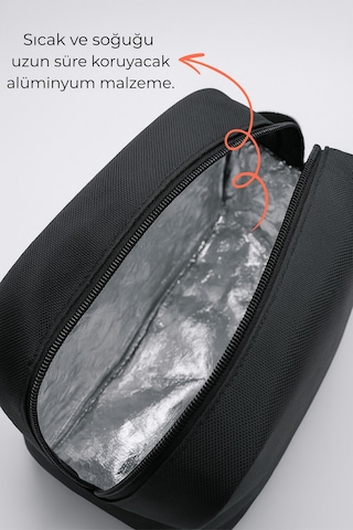 Louisiana Polo Termoslu Beslenme Çantası Siyah Pembe 1142 Siyah