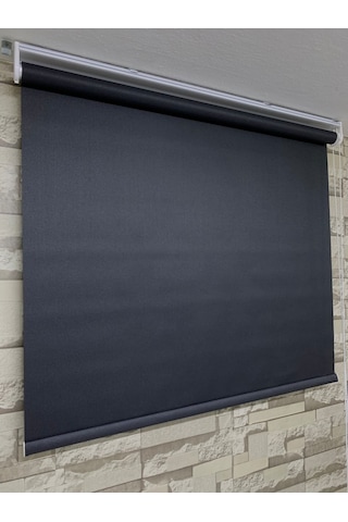 Mat Stor Perde Siyah Renk Alüminyum Kasa Tüm Ölçülerde