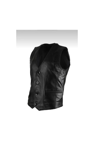 New Zaya Leather Erkek Hakiki Deri Yelek (554252292)