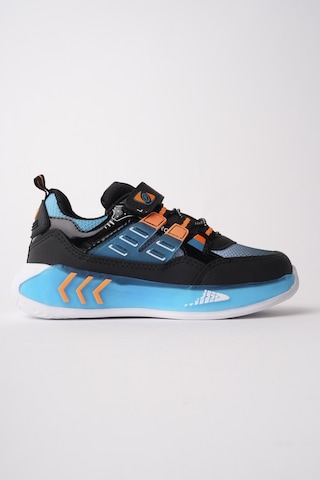 Muggo Zuzu Cırtlı Ve Bağcıklı Günlük Çocuk Sneaker Spor Ayakkabı Mavi