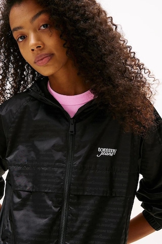 Tommy Jeans Script Kadın Siyah Yağmurluk Dw0dw20952bds-9049 Siyah