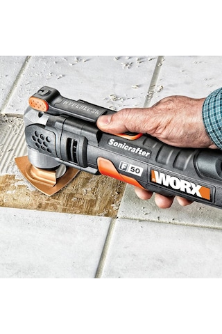 WORX WA4966 Çok Amaçlı Raspalama Makinası İçin 75x75mm Karbür Kaplama Harç, Boya, Yapıştırıcı Universal Zımpara Başlığı