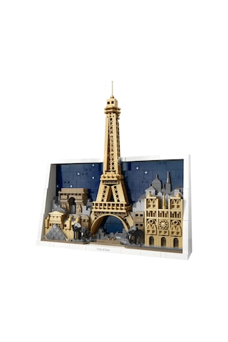 LEGO® Architecture Paris – Aşıklar Şehri 21064 – Yetişkinler için 4 Mimari Simge İçeren Dekoratif Model Yapım Seti (958 Parça)