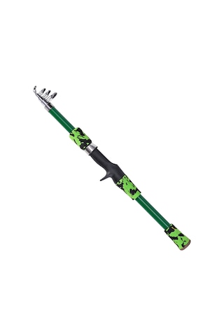 Mufunye Profesyonel Cam Elyaf Malzemeli, Taşınabilir Ve Katlanabilir Tasarıma Sahip, Seramik Kılavuz Halkalı Olta Çubuğu