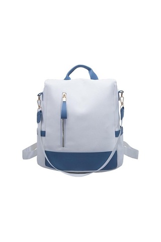 Ganzhoushop Sky Sırt Sırt Sırt Seyahat Omuz Okul Kapasiteli Kadınlar Günlük Günlük Çift Çantası Çantaları Çantaları Çantaları Büyük Blue Hv Çok Renkli