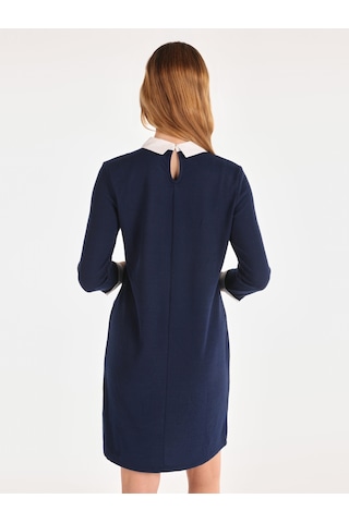 Colin's Colins Regular Fit Midi Lacivert Kadın Elbise