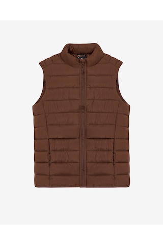 Skechers W Padded Pocket Light Vest Kadın Kahverengi S2620197-2070
