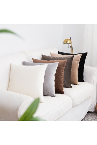 Teltree Yüksek Kaliteli Kadife Yastık Kılıfı - 40x40 Cm, Yeşil Renk, Rahat Ve Dayanıklı Diğer