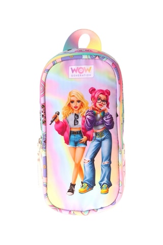 Wow Generation Kız Çocuk Sound Baskılı Çok Renkli İlkokul Kalem Çantası - Okul Kalemliği - W6066