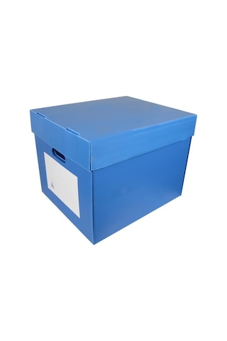 Temel Arşiv Kolisi 5'li Klasör Kapasiteli Mavi 10 Adet