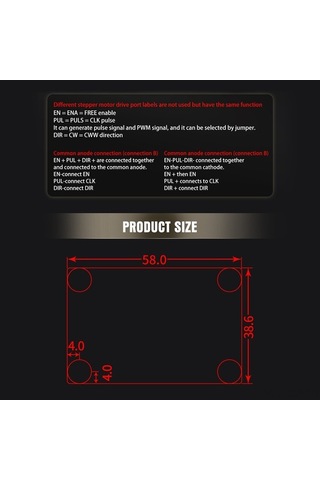 Createtech Mks Osc V1.0 Adım Motoru Sürücü Basit Kontrolcü Puls Pwm Sinyal Üreteci Modülü Hız Kontrolü 8-24v