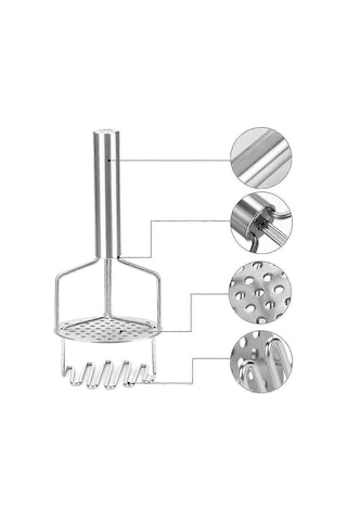 Mutfak Depolama Aksesuarı Manuel Patates Ezici, Paslanmaz Çelik Patates Ezici, Mutfak Patates Ezici, Profesyonel Patates Presi, Sebze Patates Ezici