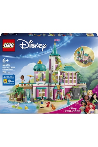 LEGO® ǀ Disney Prenses Şatosu ve Kraliyet Hayvanları 43267 - 6 Yaş ve Üzeri Çocuklar için Yaratıcı Oyuncak Yapım Seti (787 Parça)