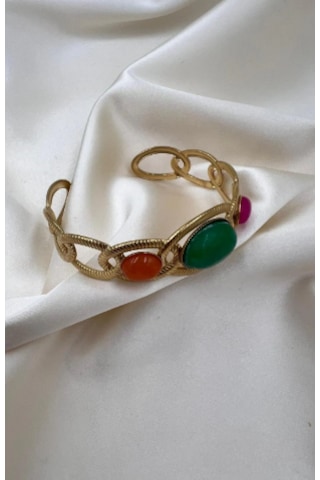 Bb Çelik Renkli Kelepçe Bilezik