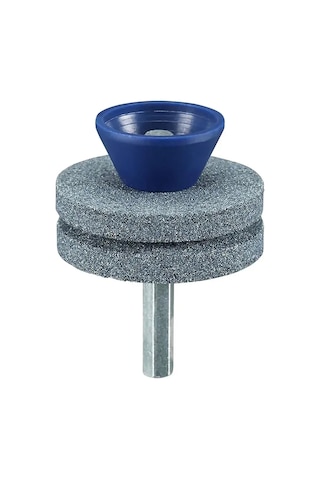 Yaleker Çift Katlı Elektrikli Matkap Uyumlu Metal Kesici, Bıçak Ve Polisaj Aleti - Mavi 3 Adet