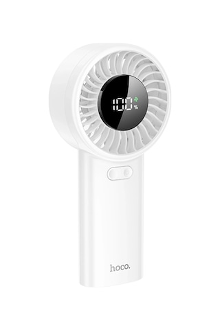 Hoco. Hx62 Endless Dijital Göstergeli El Tipi Ve Masaüstü Soğutucu Fan - Beyaz