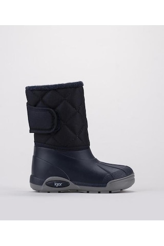 Igor İgor W10209-003 Topo Skı Nylon Erkek Çocuk Kar Botu Lacivert 22-36 Lacivert