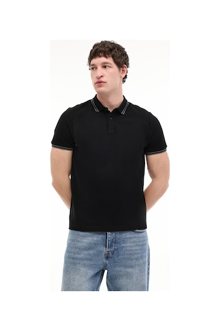 Kinetix Mb Yk Cz 12bs108 6fx Siyah Erkek Polo Yaka Kısa Kol T-shirt 000000000102121360