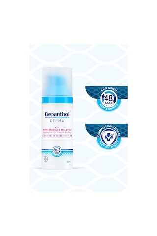 Bepanthol Derma Nemlendirici & Besleyici Günlük Yüz Bakım Kremi 50 ML