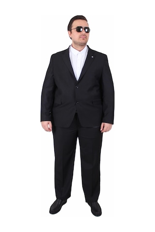 Moc Grande Mocgrande Erkek Büyük Beden 6 Drop Takım Elbise Parıs 071010 Sıyah Siyah