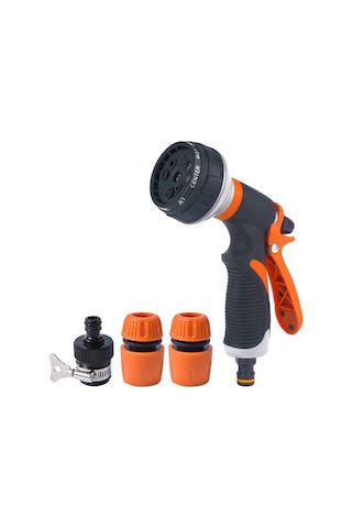 Shineyee 8 Fonksiyonlu Yüksek Basınçlı Bahçe Ve Araba Yıkama Hortumu, Abs Ve Tpr Malzeme, Hızlı Bağlantı İçerir 1 Set