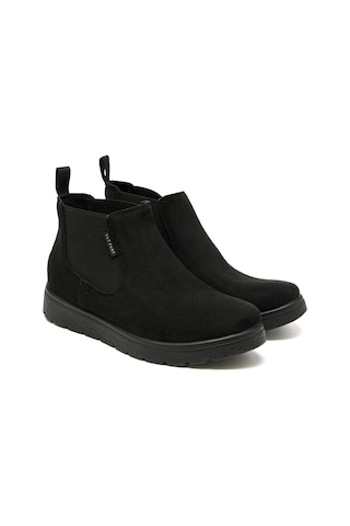Bot Kadın 45 U33 Vx Fly Flot Cloth Woman Ankle Boot Black Siyah