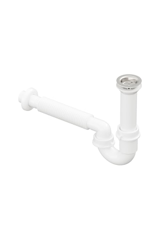Aqua Bagno Comfort Lavabo Sifonu, Koku Önleyici, Ayarlanabilir, Süzgeç Dahil