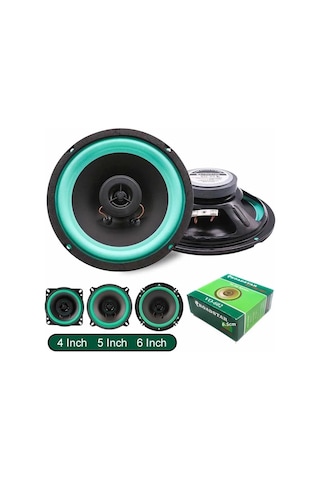 Liangmei 4 Inç Evrensel Araba Koaksiyel Hoparlörler Hifi