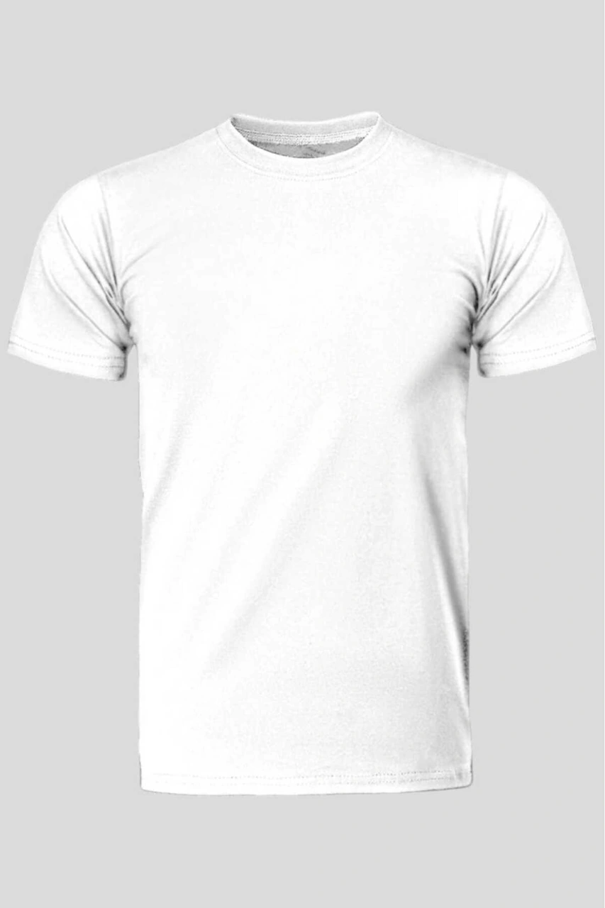 Tezzgelsin Erkek Sıfır Yaka Pamuklu 6'lı Fanila Beyaz