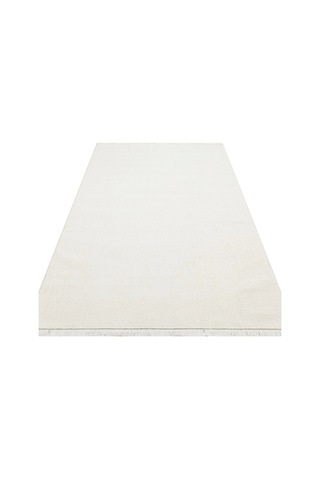 Hoom Rugs Helsinki Plain White Polyester Modern İskandinav Halı Beyaz