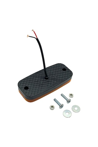 24v Dorse Yan Sinyal Lamba Side Marker 3 Ledli Dışa Bağlantı Oval 110 50 Mm 32591396