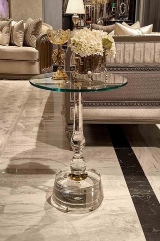 Dulda Akrilik Violeta Sehpa Şeffaf