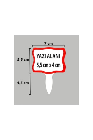 Tatlıcı Baharatçı Kuruyemişçi Mini Fiyat Etiketi 20 Li Pk