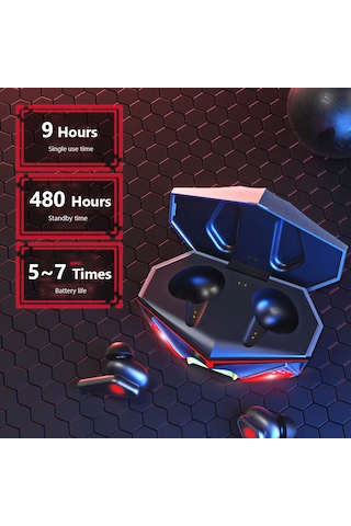 K98 Tws Kablosuz Bluetooth Spor Mikrofonlu Kulaklık